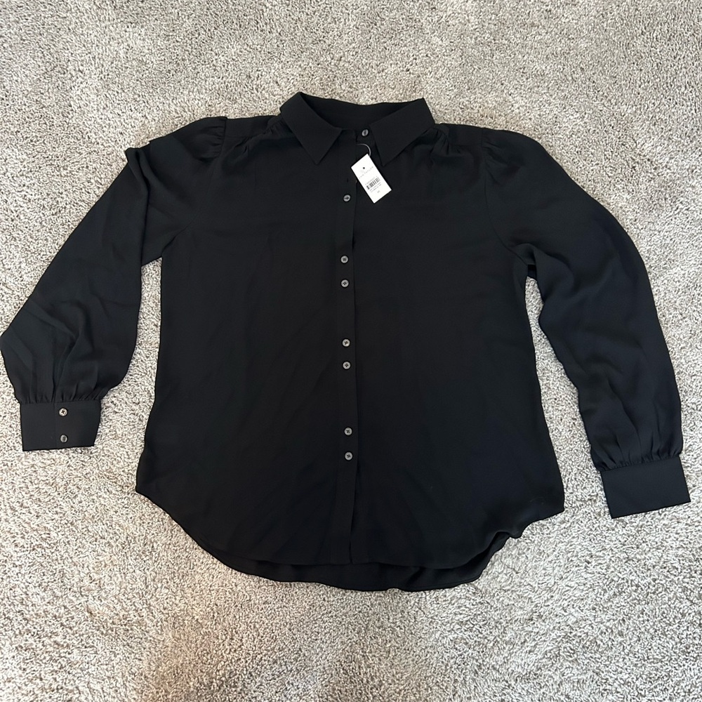 NWT Ann Taylor Blouse with pintuck detail
